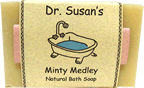 Bar of Minty Medley soap